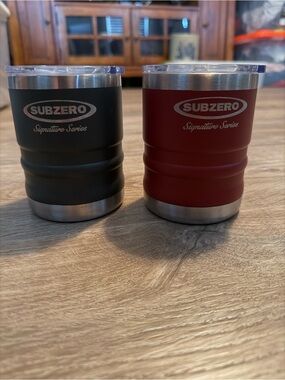 Signature Series Insulated Tumblers - Black & Red